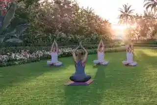 Yoga Lawn at Hiranandani Krisala Township